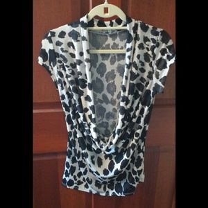 Animal print top